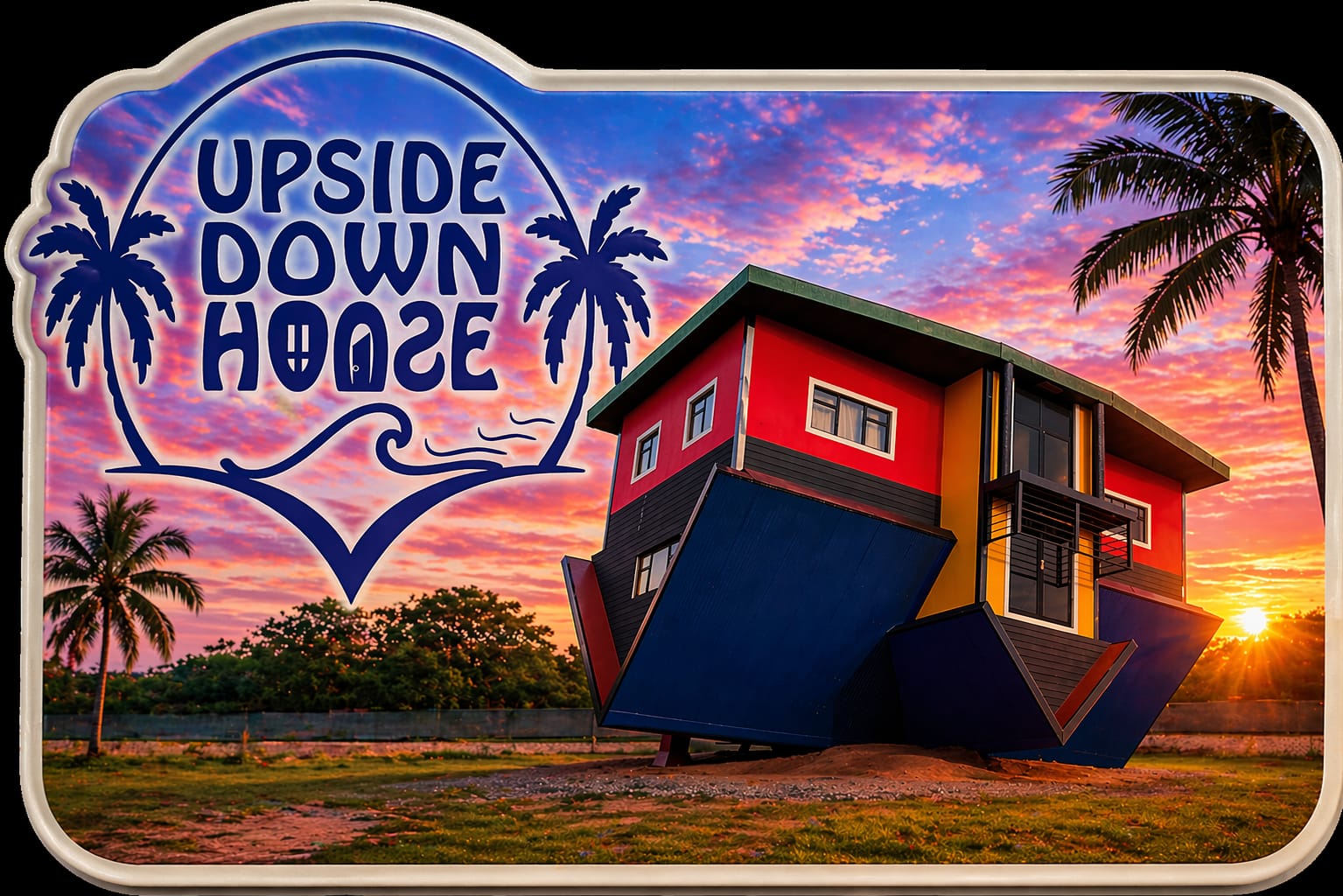 Upside Down House Melville